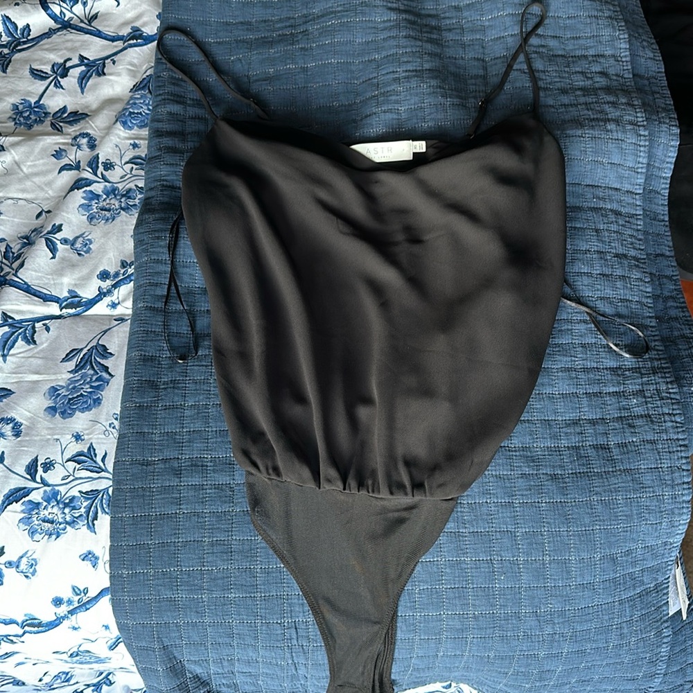 ASTR  Cowl Neck Bodysuit